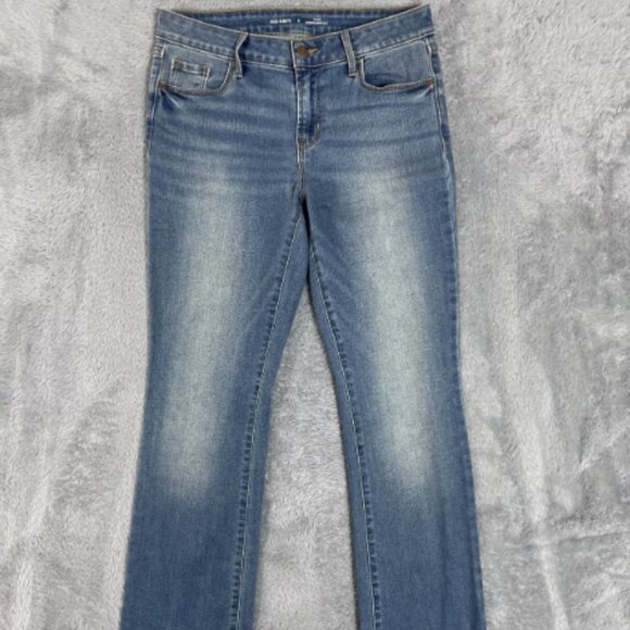 Blue Kicker Bootcut Mid Rise Stretch Denim Pants - Picture 1 of 5